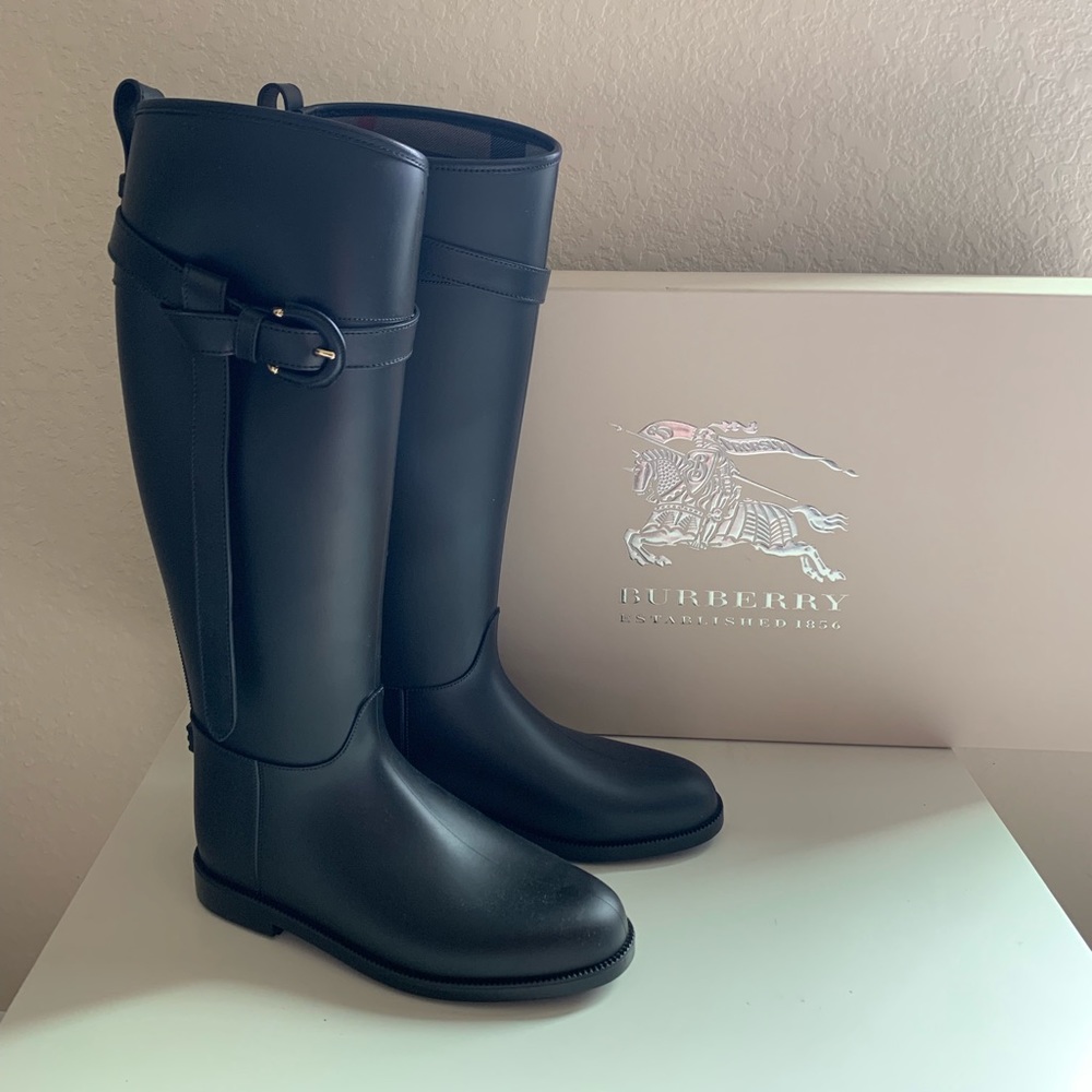 Brand new authentic BURBERRY rain boots